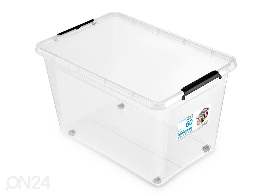 Ящик для хранения на колесиках SimpleStore, 60 л, 58x39x35 см увеличить