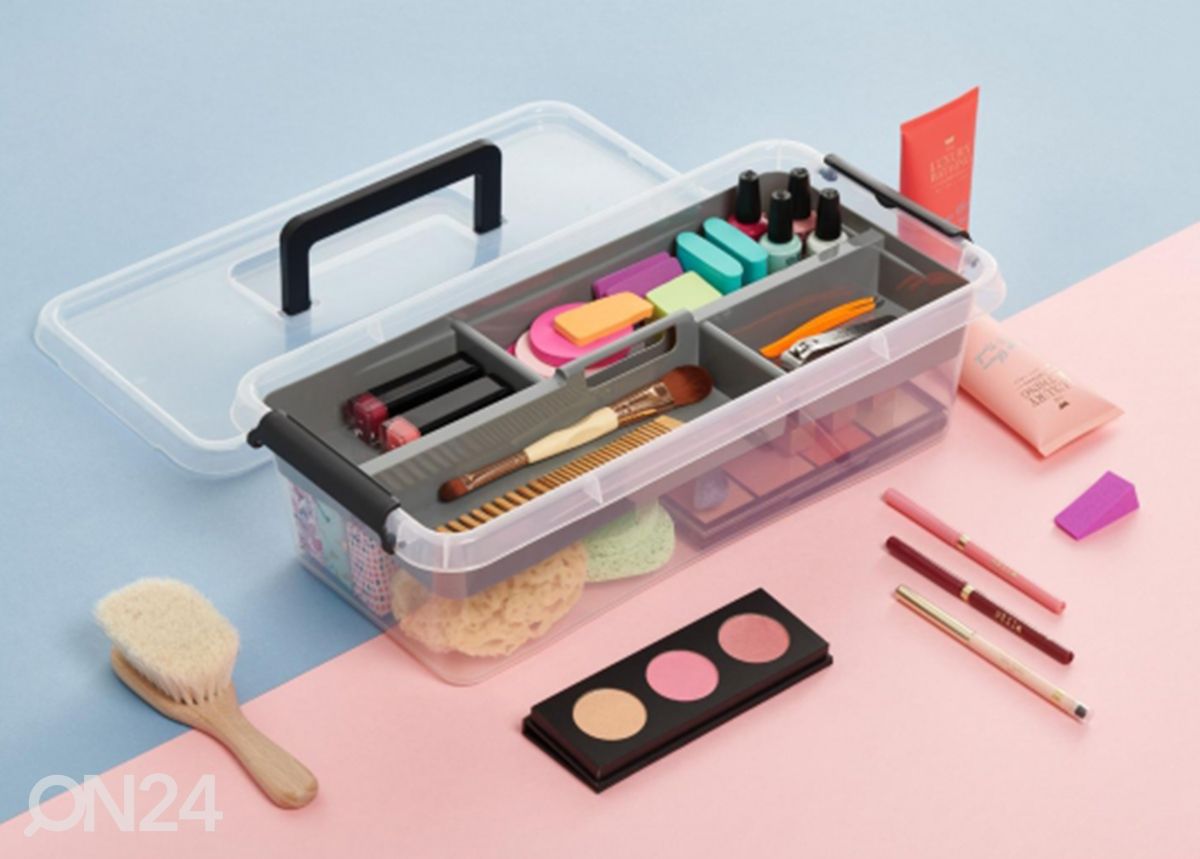 Ящик для хранения с органайзером 6 л, 20х40х11 см увеличить