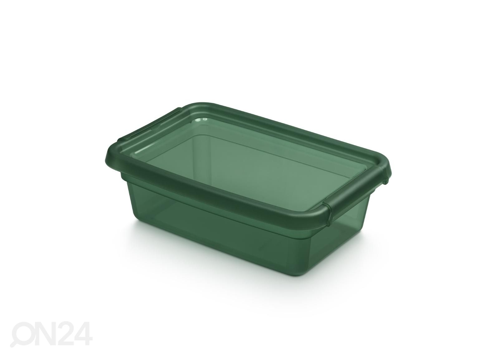 Ящик для хранения BaseStore 3 л, 19x28xh9 см зеленый увеличить