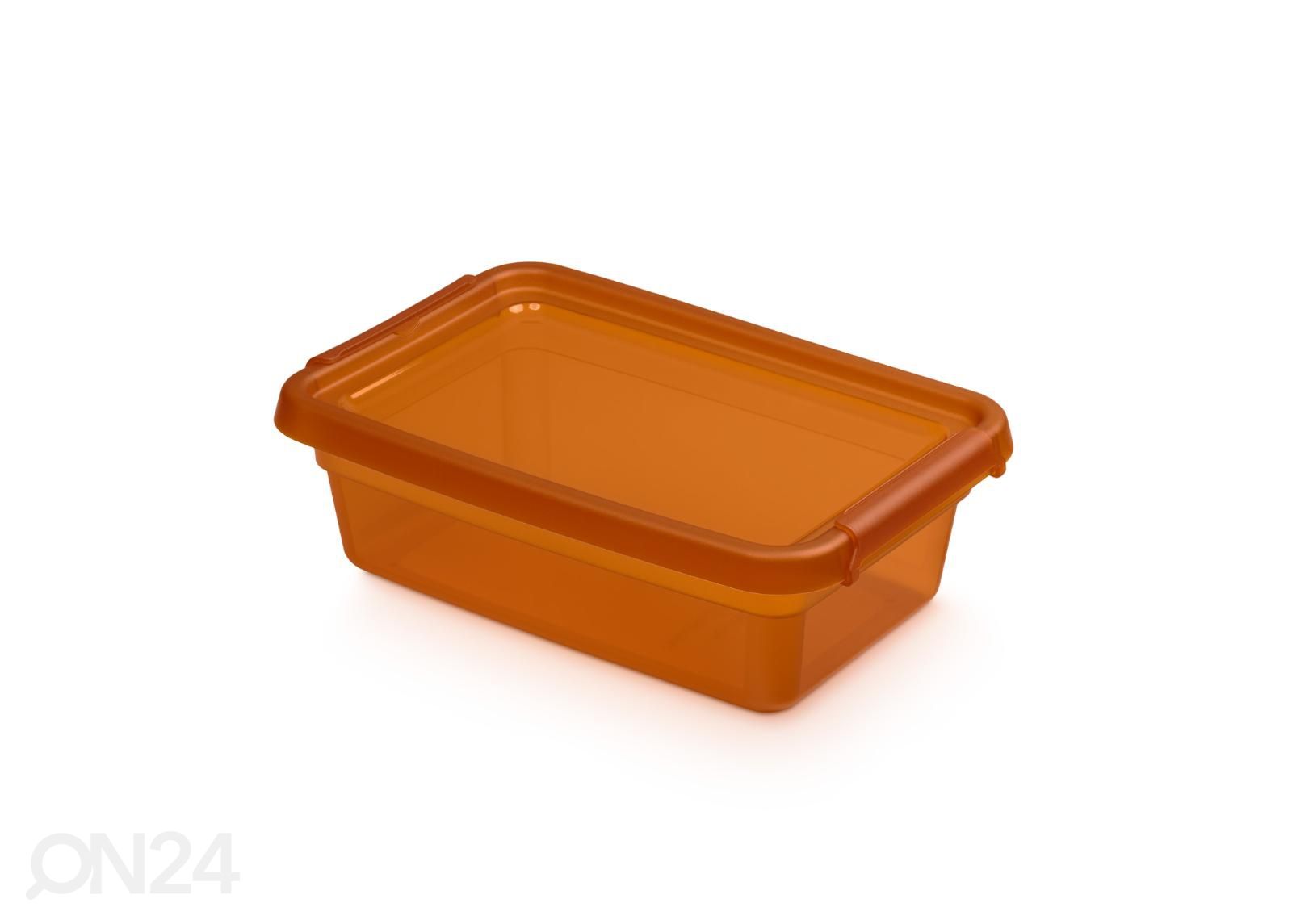 Ящик для хранения BaseStore 3 л, 19x28xh9 см оранжевый увеличить