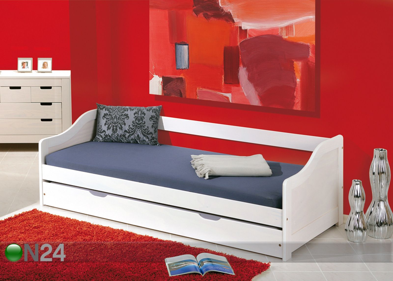 2-местная кровать Leonie 90x200 cm увеличить