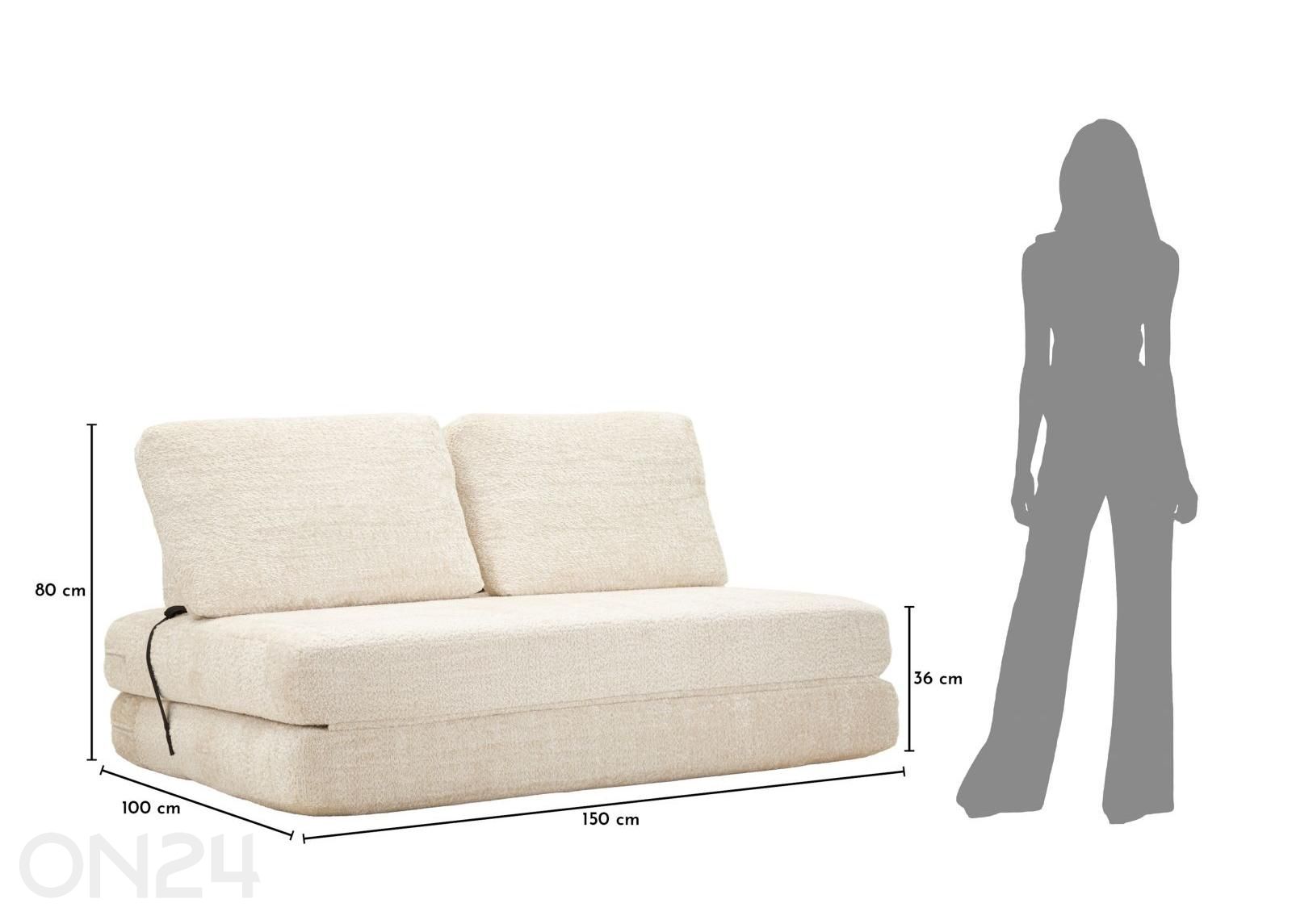 2-местный диван-кровать Faster увеличить размеры