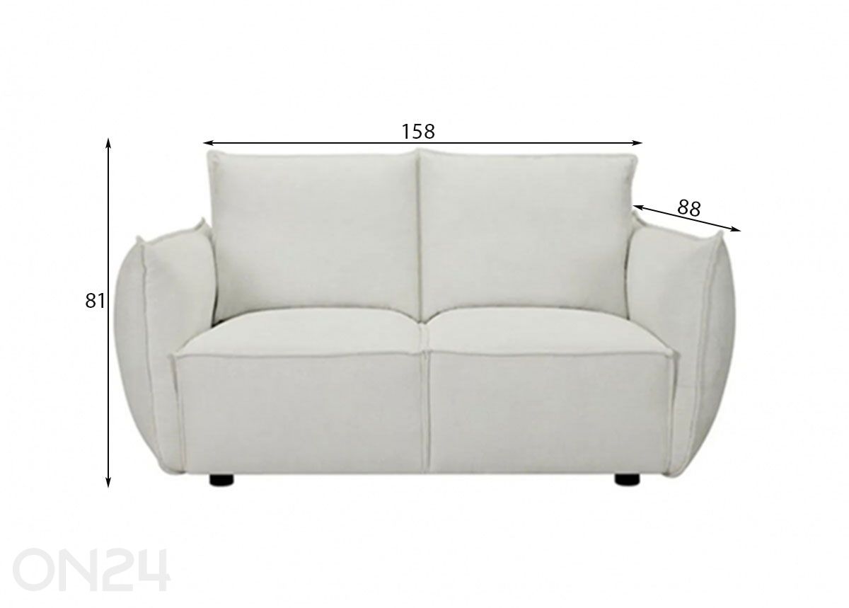2-местный диван Diivan Oslo увеличить размеры