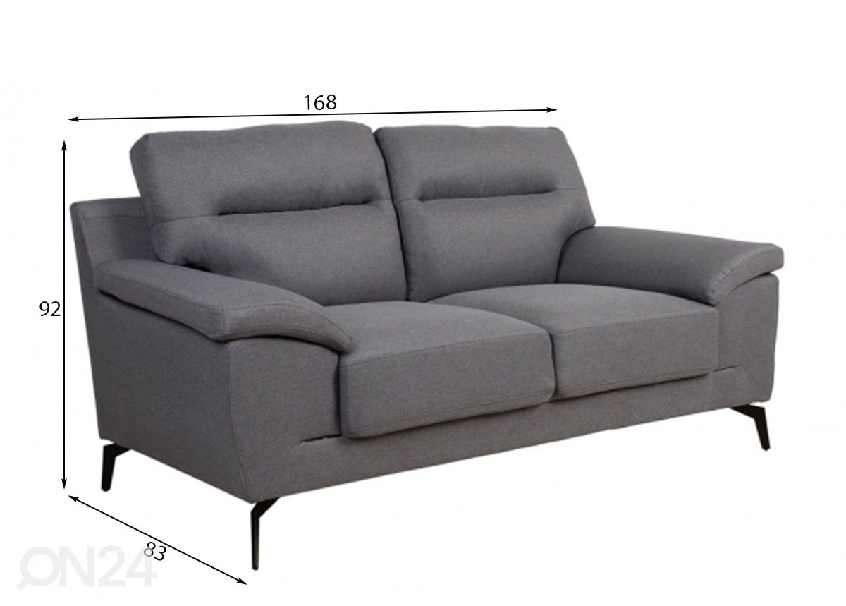 2-местный диван Enzo увеличить размеры