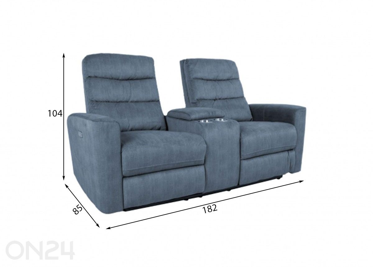 2-местный диван Gaston Recliner увеличить размеры