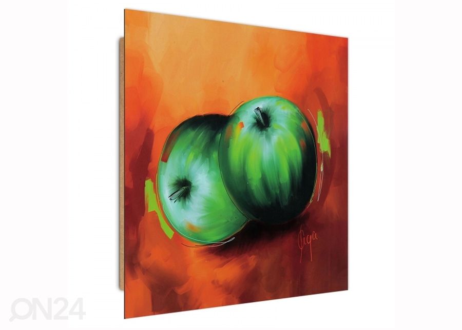 3D настенная картина Green apples 30x30 см увеличить