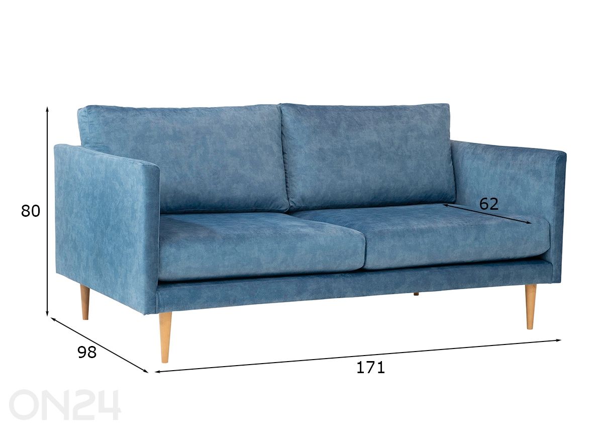 Atto Collection 2-местный диван Kirsi увеличить размеры