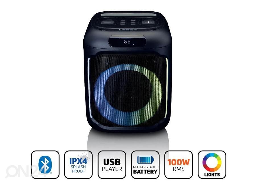 Bluetooth-динамик Lenco PA100BK, черный увеличить