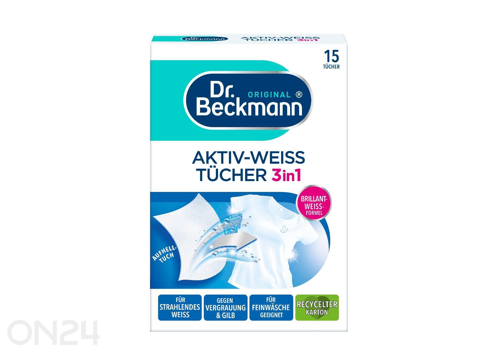 Cалфетки для отбеливания белья Dr.Beckmann 15шт увеличить