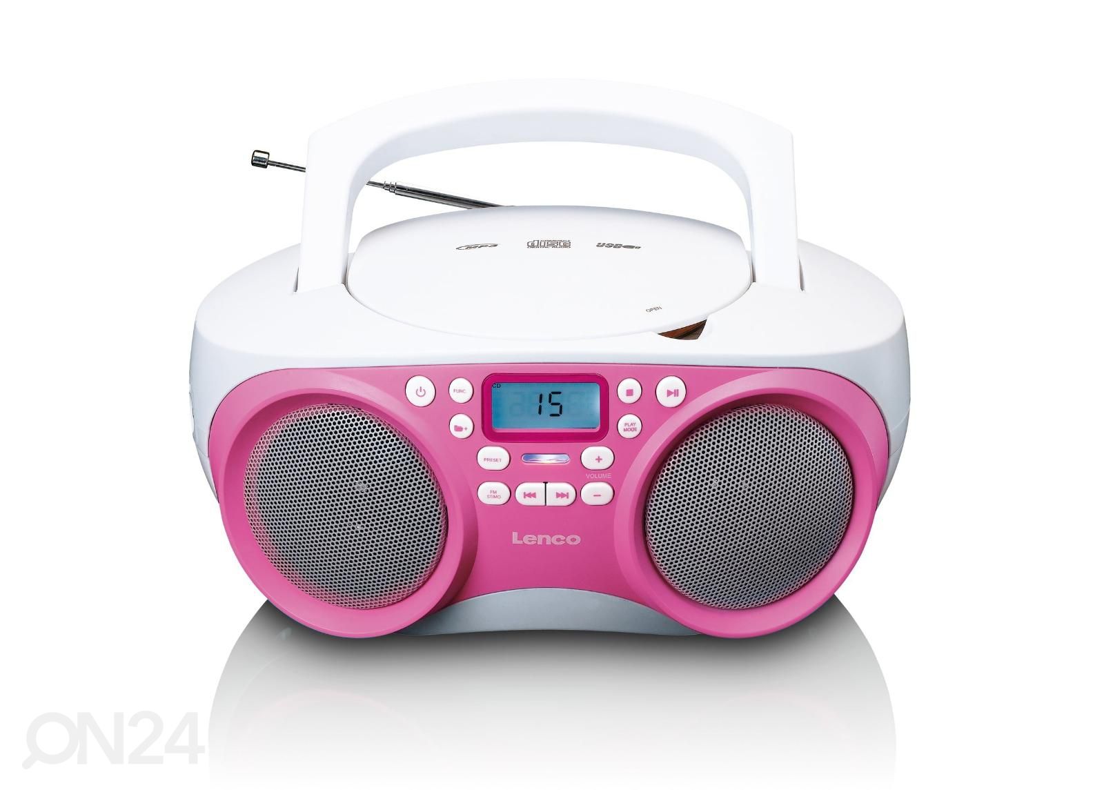 CD-радио Lenco SCD301PK, розовый увеличить