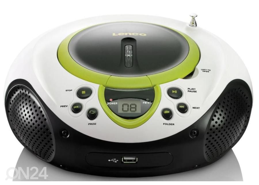 CD-радио Lenco SCD38USBG, зеленое увеличить