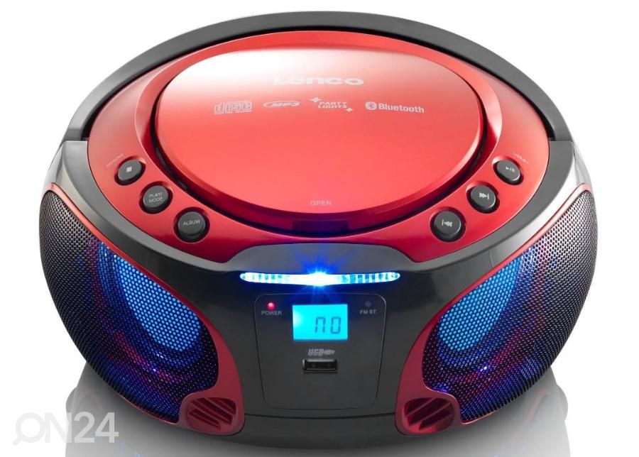 CD-радио Lenco SCD550RD, красный увеличить