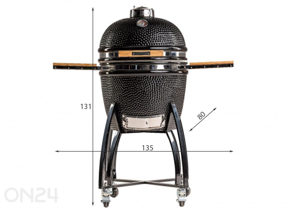 Hoovi Kamado Max with Cooking System увеличить размеры