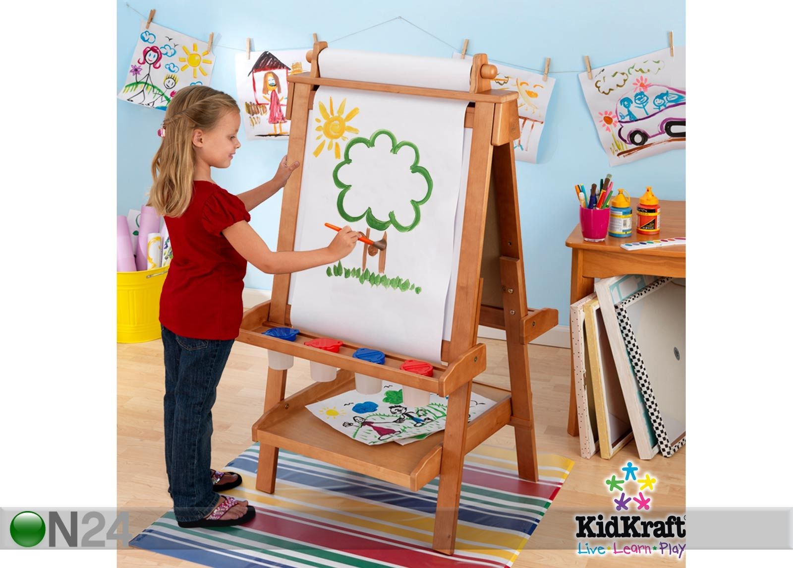 KidKraft деревянная доска для рисования увеличить