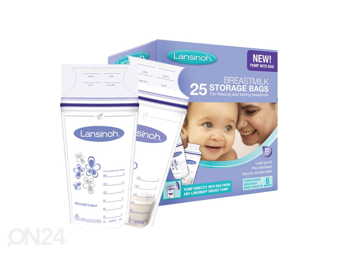 Lansinoh® Пакеты для хранения грудного молока, 25 шт увеличить