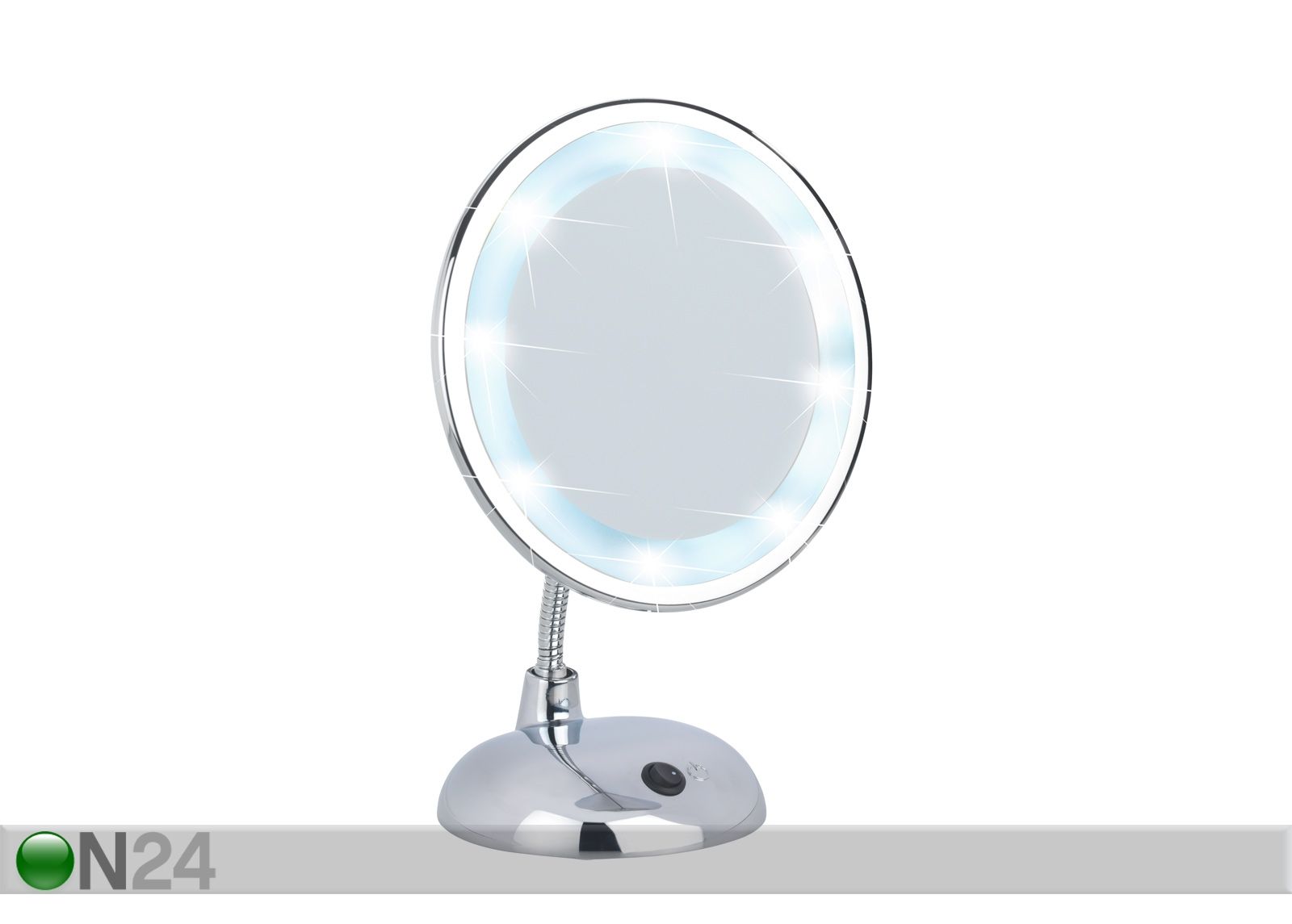 LED настольное зеркало увеличить