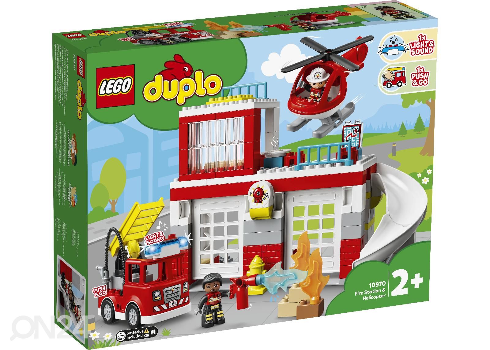 LEGO DUPLO Пожарная часть и вертолет увеличить