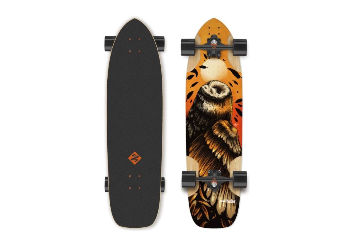Longboard Street Surfing Freeride Owl 36” увеличить