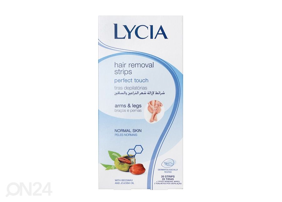 Lycia восковые полоски для ног и рук 20 шт увеличить