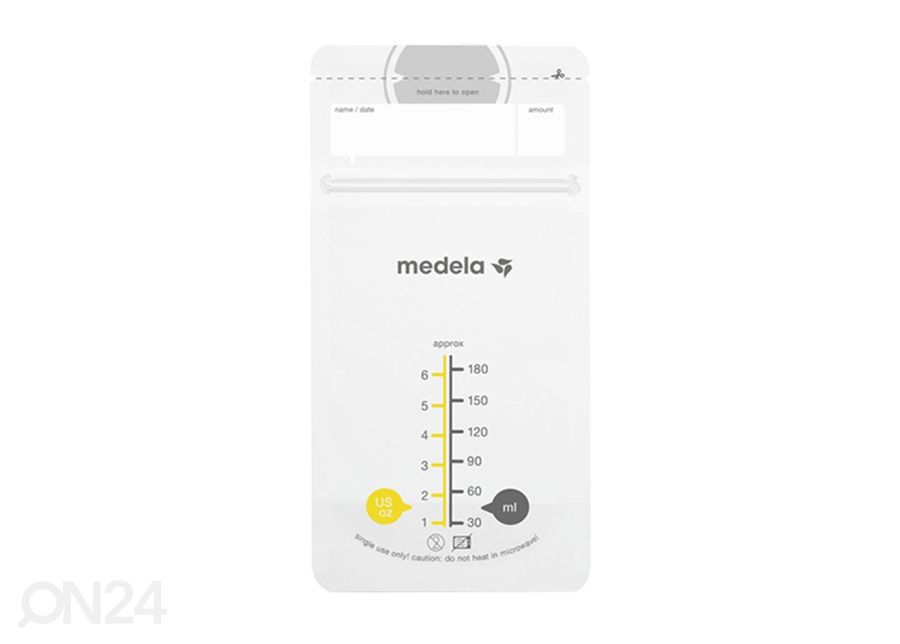 Medela мешки для хранения грудного молока 210 мл увеличить