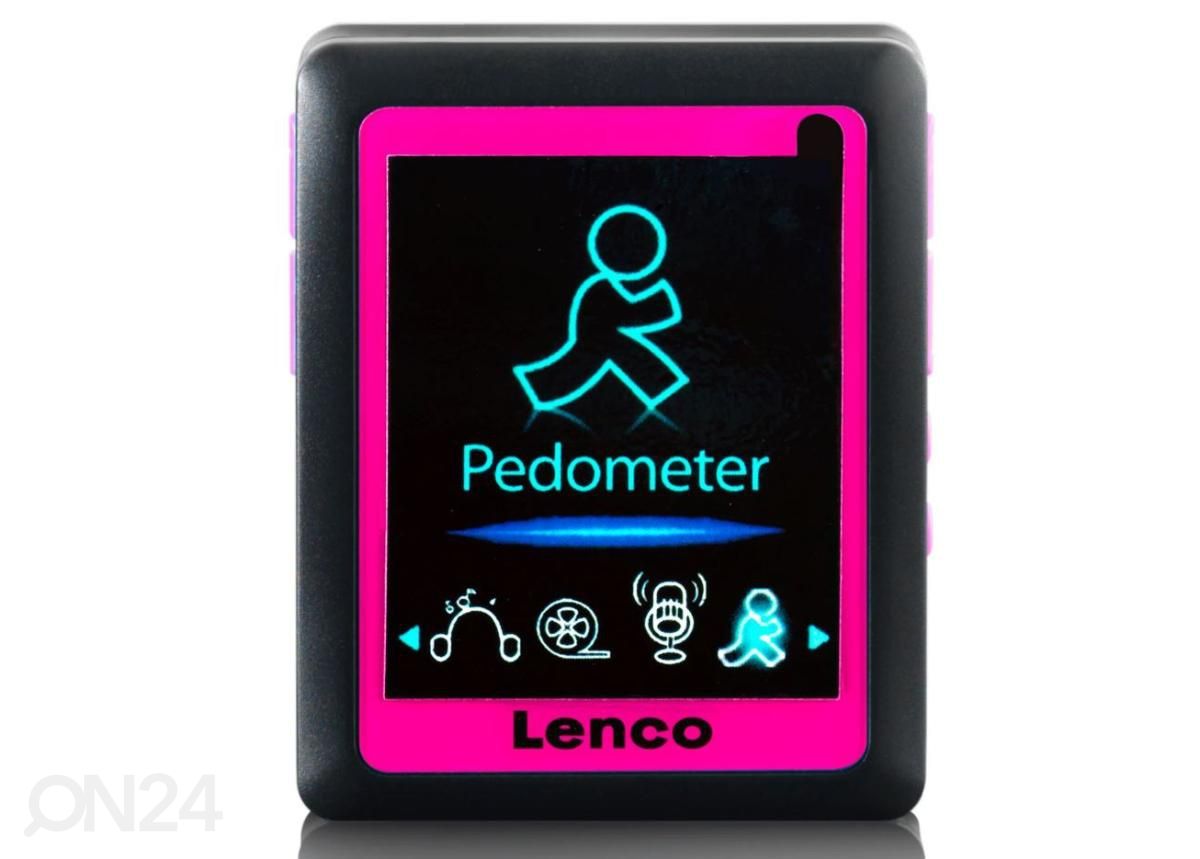 MP4-плеер с шагомером Lenco PODO152P, розовый увеличить