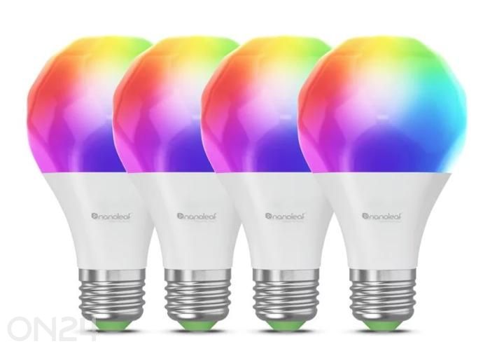 Nanoleaf Essentials Matter Wi-Fi умная лампа A60 E27 (комплект из 4 шт.) увеличить