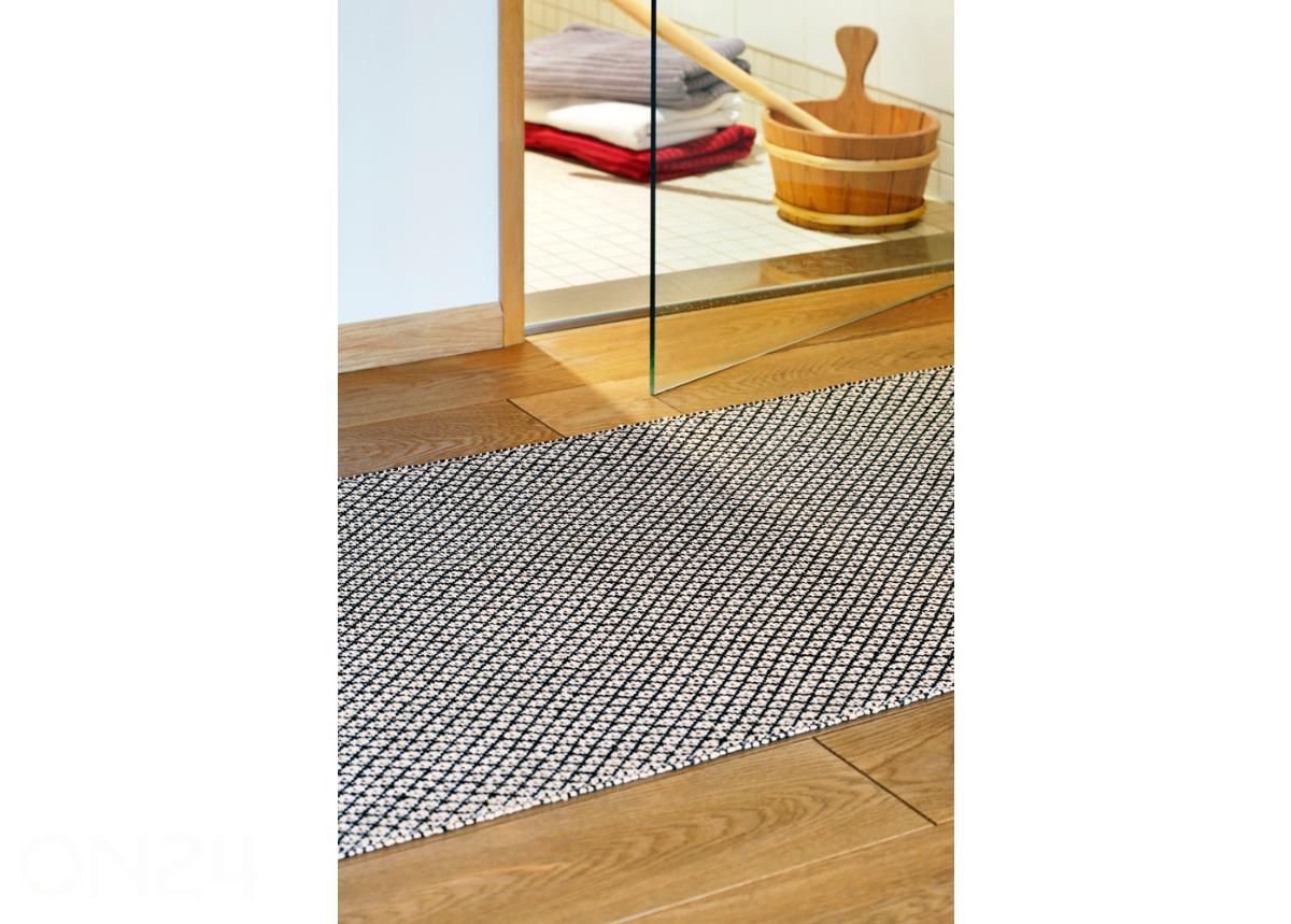 NARMA пластиковый ковер Diby black-cream 70x300 см увеличить