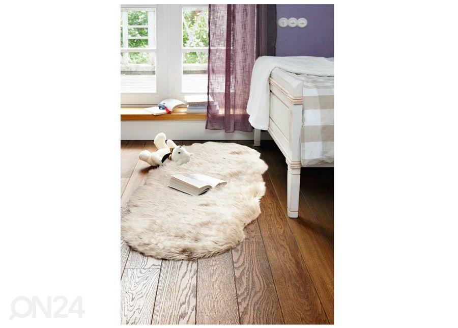 Narma Vegan Fur пушистый ковер Dolly linen 60x160 см увеличить