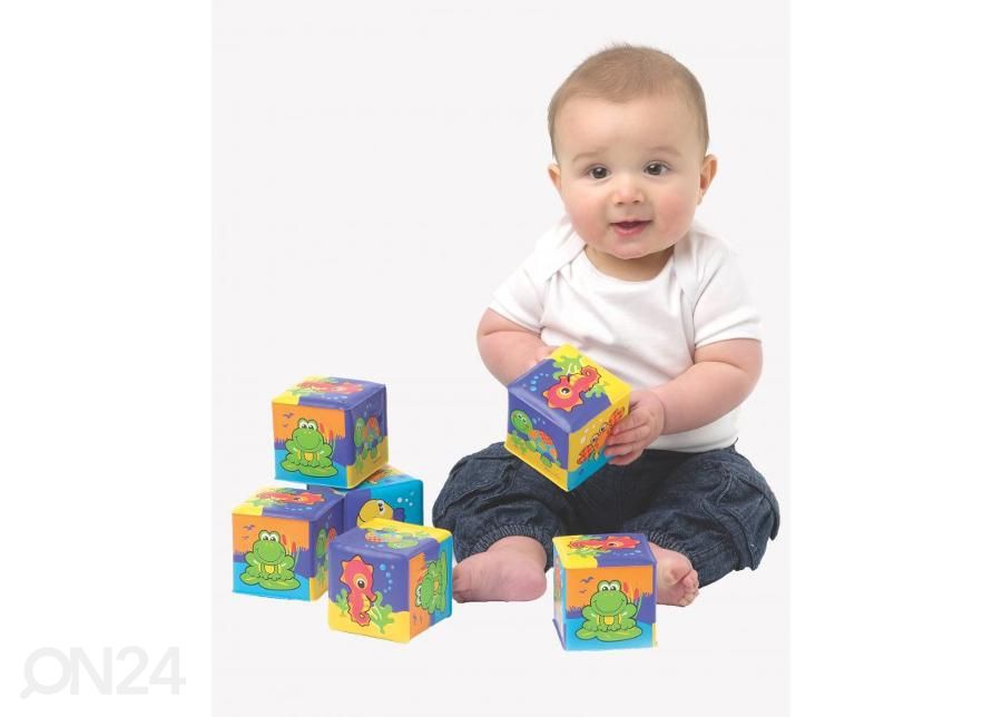 Playgro игрушка для ванны Мягкие кубики увеличить