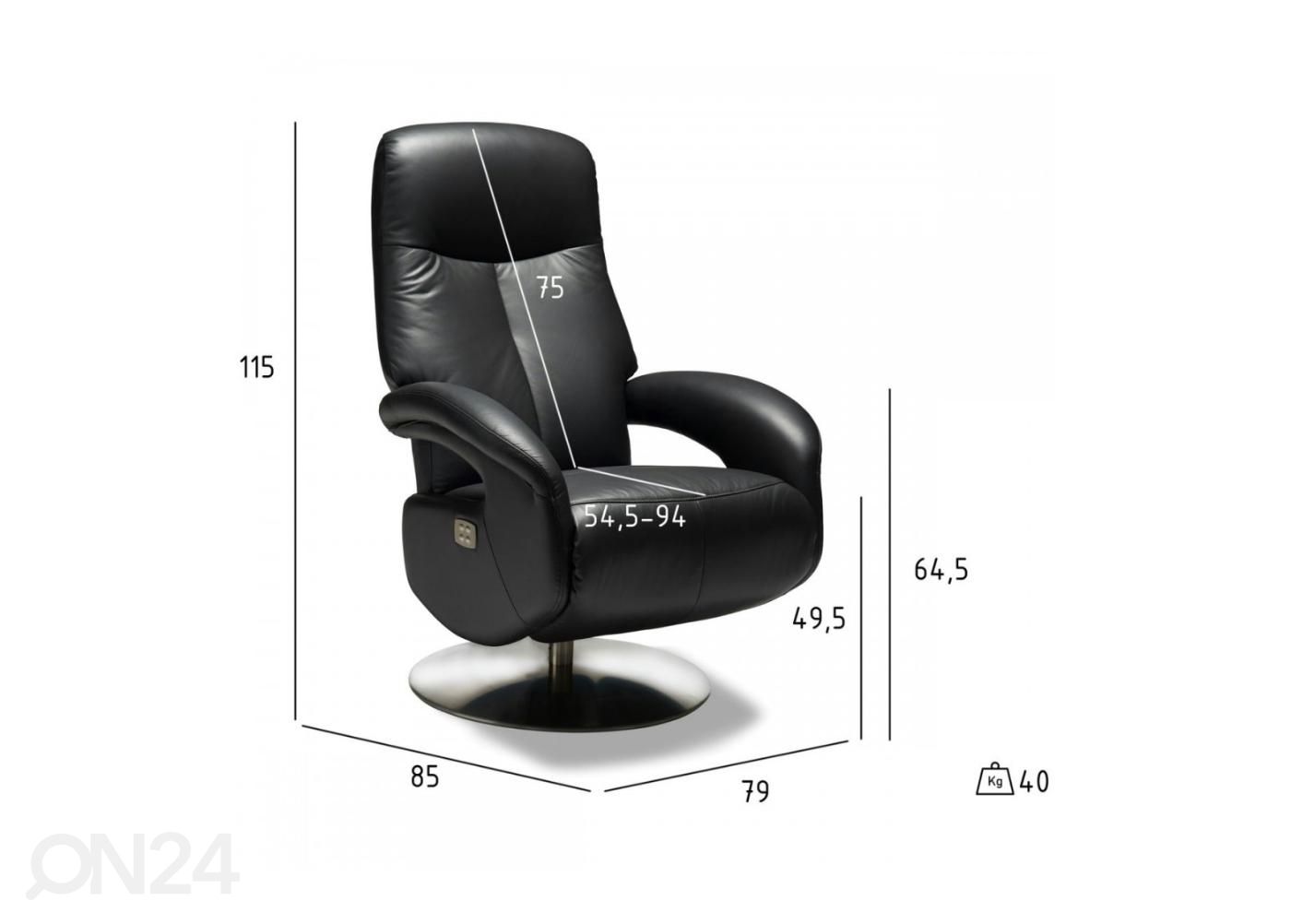 Recliner кресло Bull recliner увеличить размеры