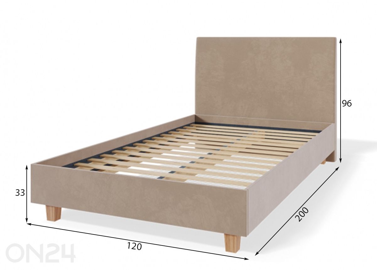 Sleepwell каркас кровати RED MODULAR 120x200 см + Blue Pocket Plus матрас увеличить размеры