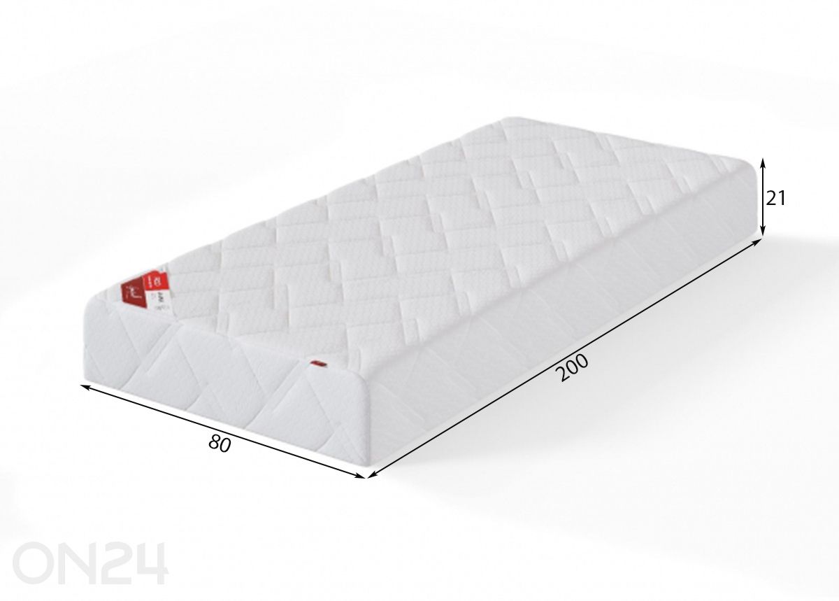 Sleepwell пружинный матрас RED ORTHOPEDIC 80x200 cm увеличить размеры
