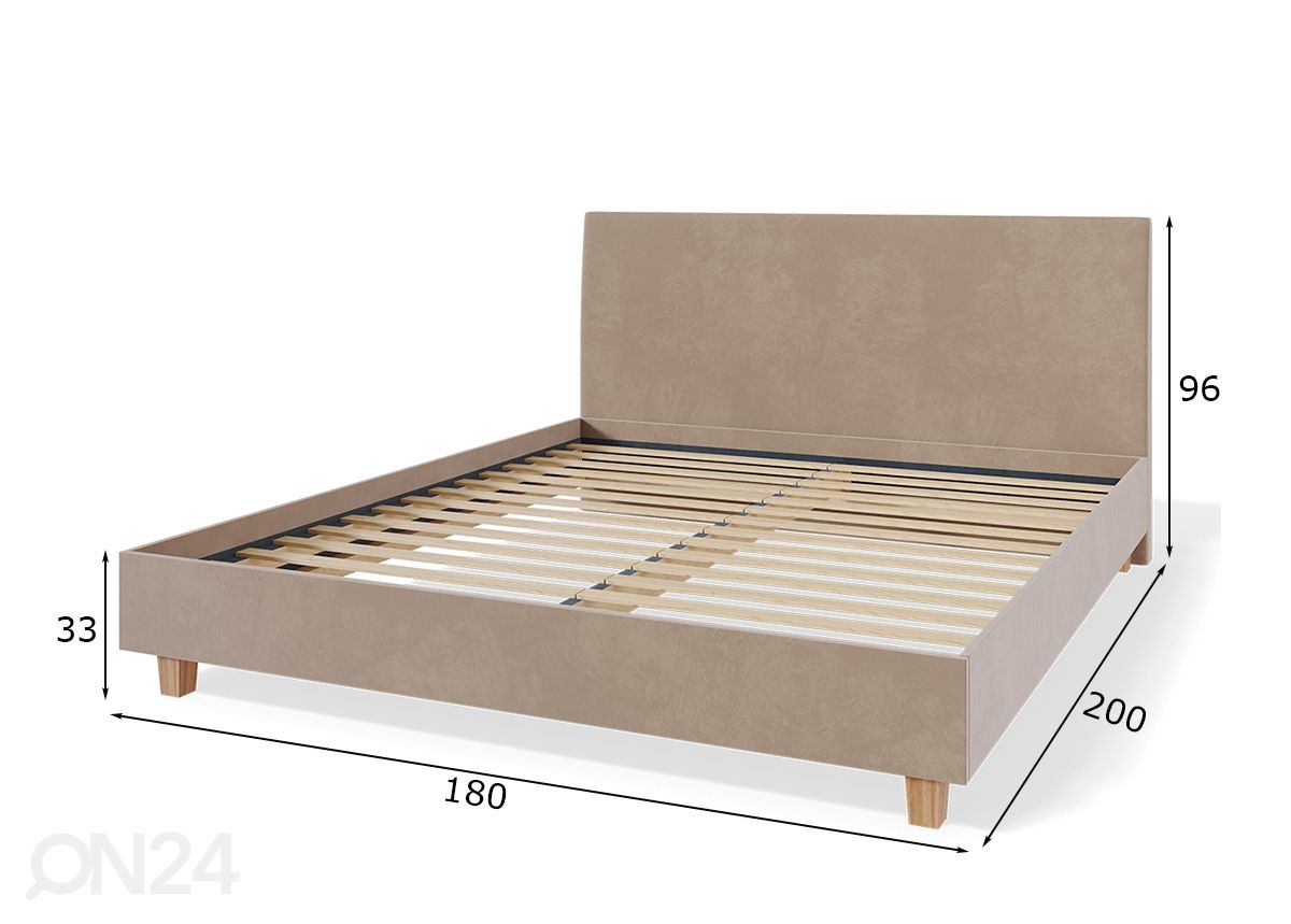 Sleepwell RED MODULAR каркас кровати 180x200 см + Blue Pocket Plus матрас увеличить размеры