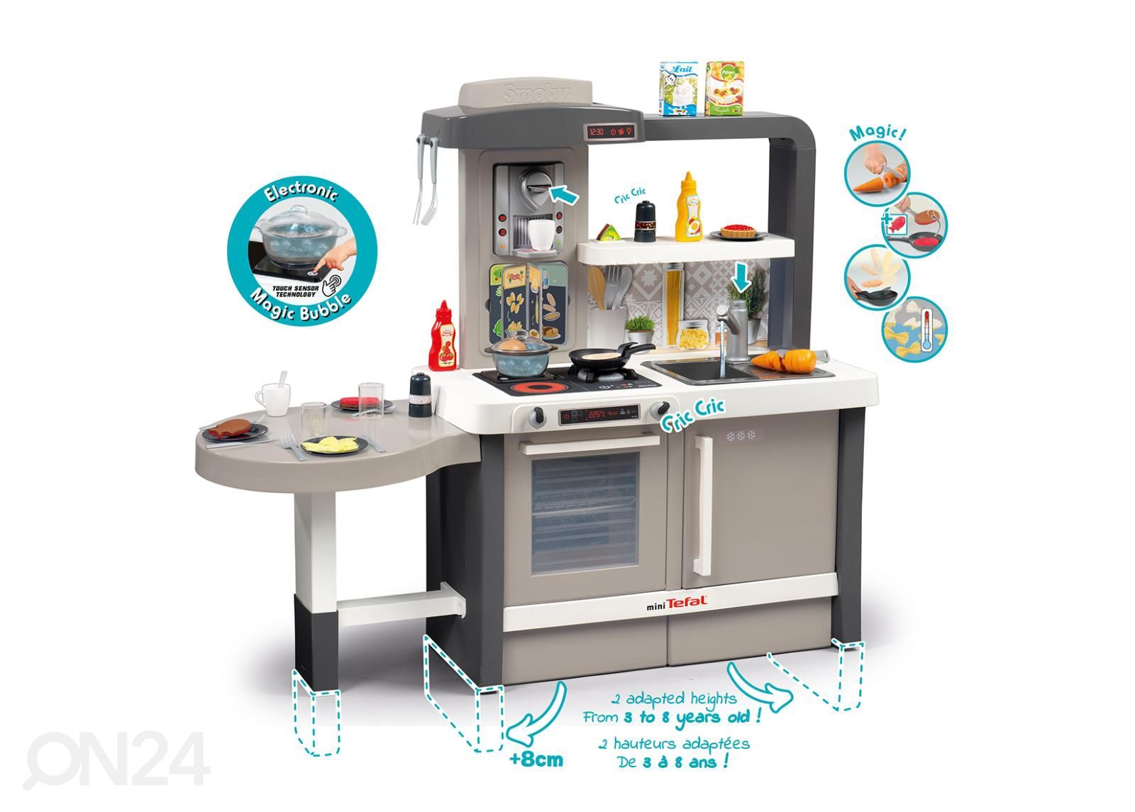 Smoby электронная кухня Tefal Evolutive увеличить
