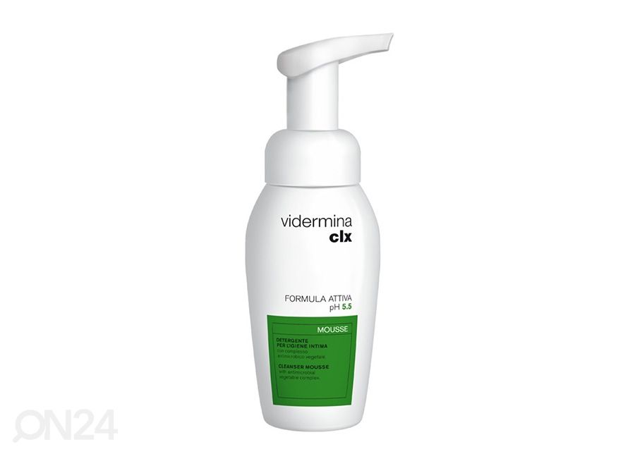 Vidermina CLX пена интимной гигиены с 0,1% хлоргексидина рН 5,5 200 мл увеличить