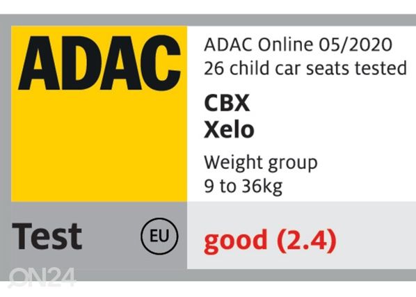 Автокресло Xelo 2020 CBX Orange Grey group 1/2/3