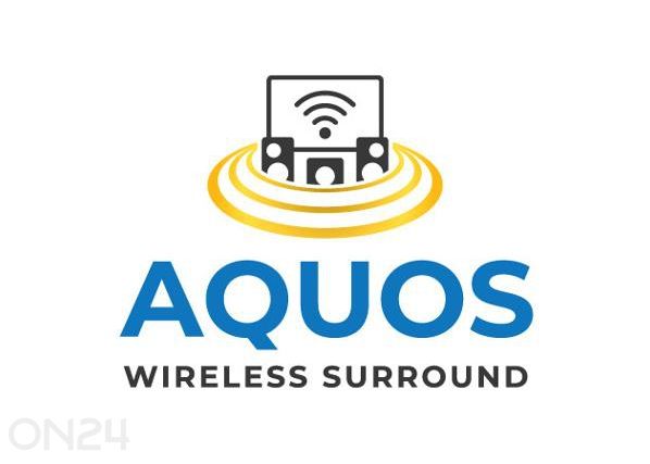 Беспроводной сабвуфер Sharp AQUOS Wireless Surround с поддержкой Dolby Atmos, DTS:X, чёрный