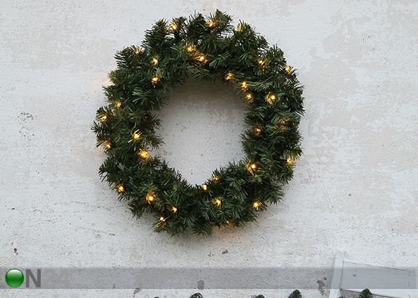 Венок Ottawa с LED лампочками Ø50 см