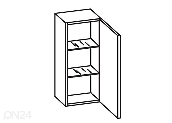 Верхний шкаф в ванную 316