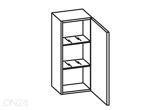 Верхний шкаф в ванную 359