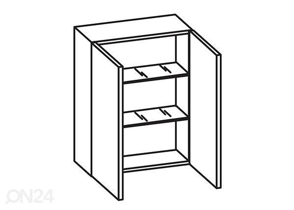 Верхний шкаф в ванную 359