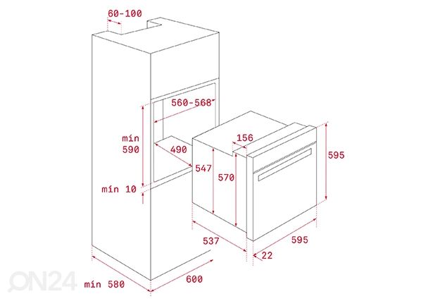 Встраиваемая духовка Teka Urban Colors HLB8600LB