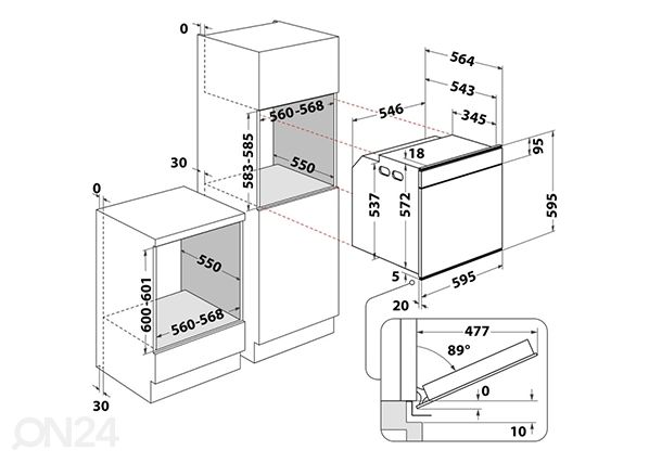 Встраиваемая духовка Whirlpool