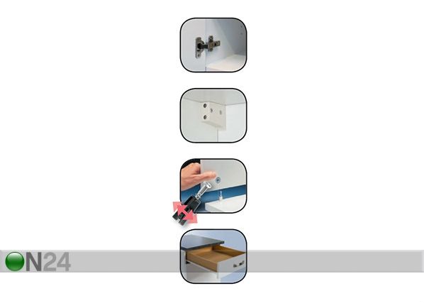 Высокий кухонный шкаф Faro 60 cm