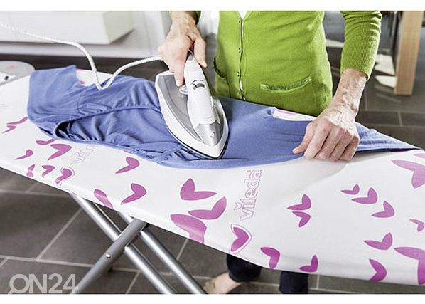 Гладильная доска Vileda бело-розовый