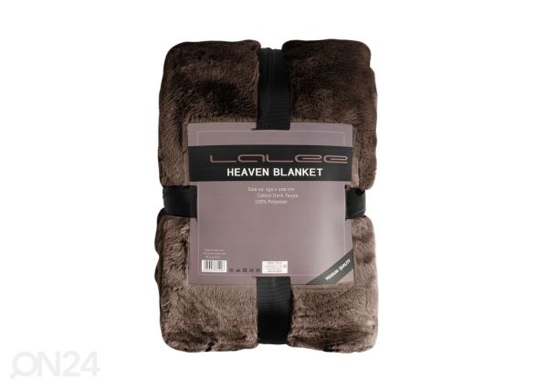 Декоративный плед Heaven Dark Taupe 150x200 cm