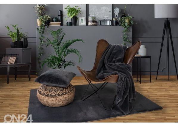 Декоративный плед Heaven Graphite 150x200 см