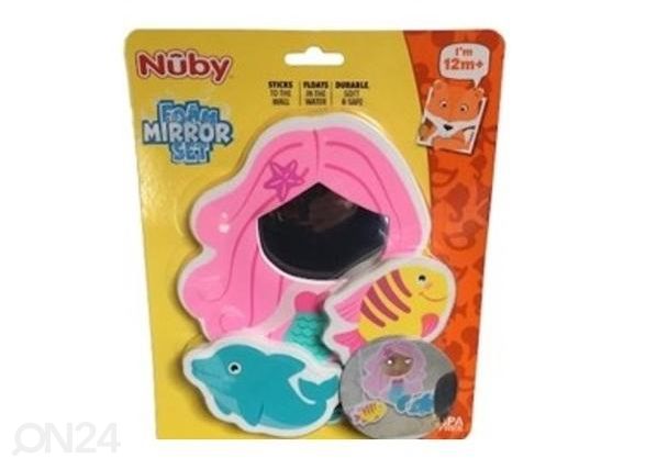 Детское зеркало из пеноматериала для ванной Nuby