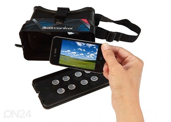 Дрон с очками виртуальной реальности