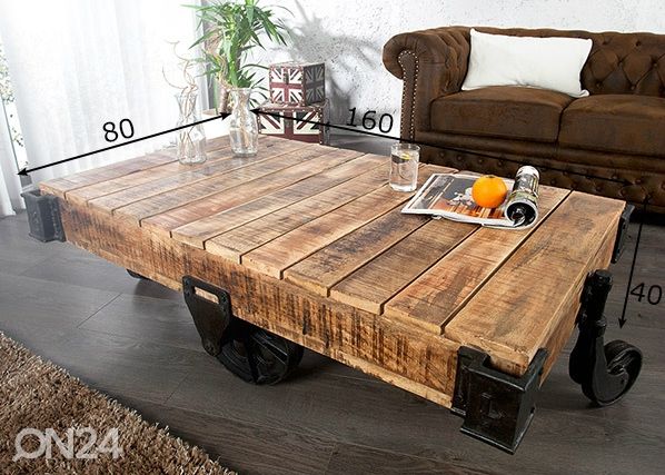 Журнальный стол Railway 110x60 cm